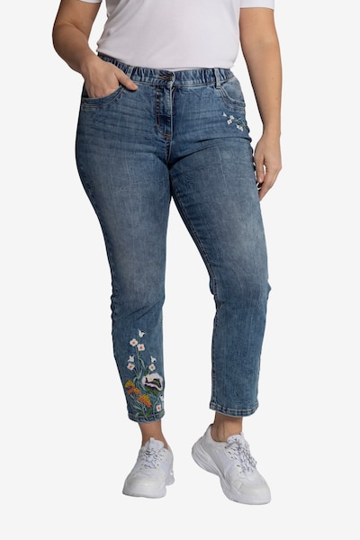 Ulla Popken Jeans '782019' in blue denim, Modelansicht