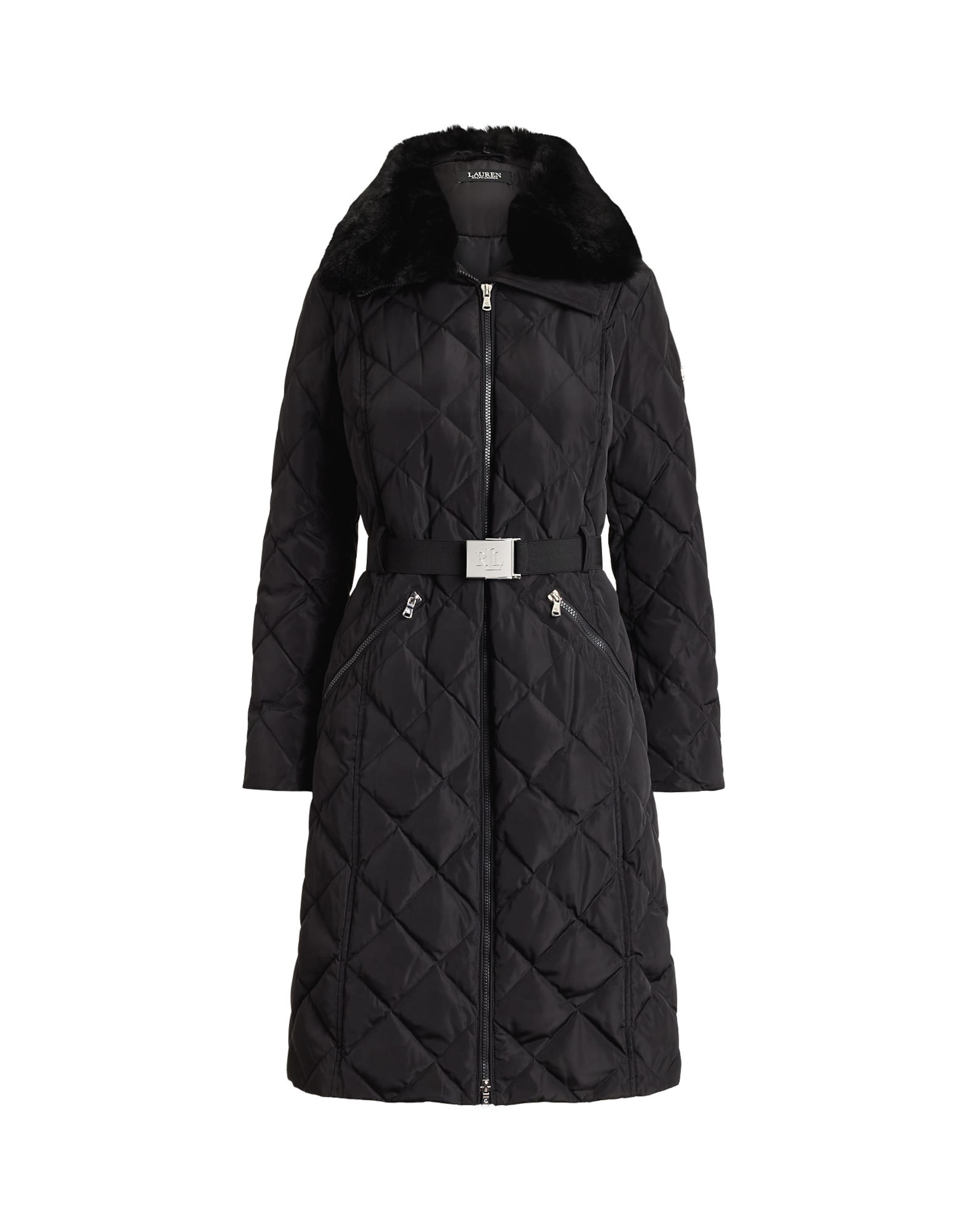 Lauren Ralph Lauren Prechodná bunda - Čierna: predná strana