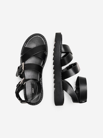 ONLY Strap Sandals 'Malu' in Black