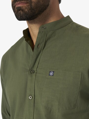 Jan Vanderstorm Comfort fit Button Up Shirt 'Kallu' in Green