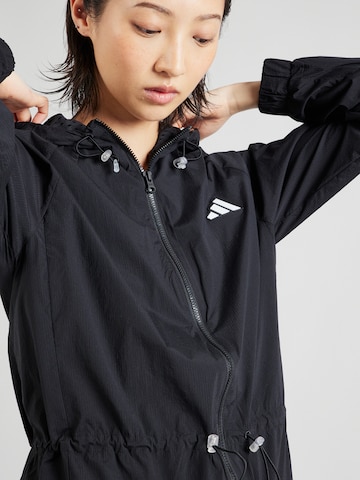 juoda ADIDAS PERFORMANCE Sportinė striukė 'COVER-UP PRO'