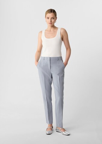 COMMA Regular Trousers in Grey: front