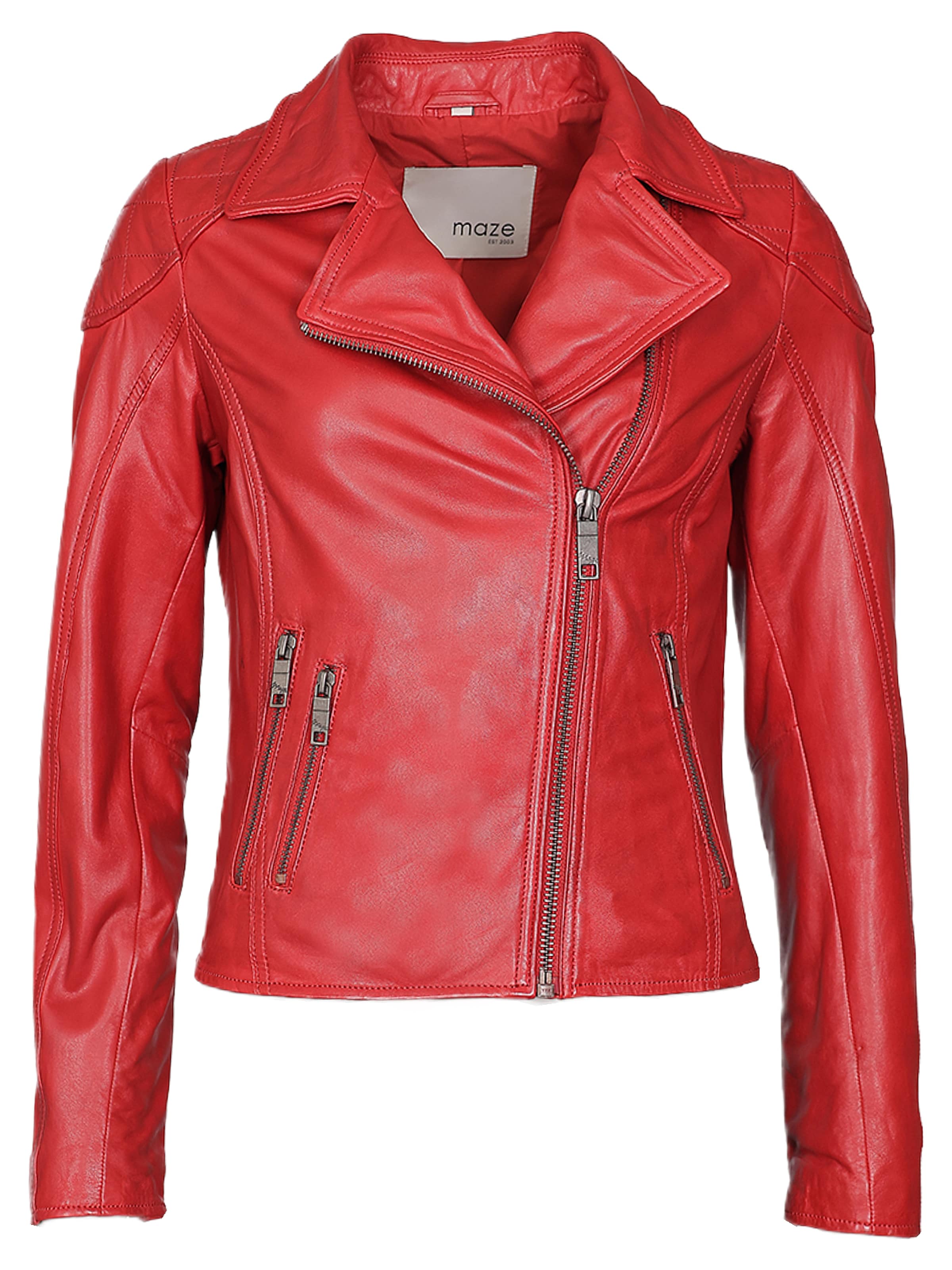 Maze Between-season jacket in Red: front