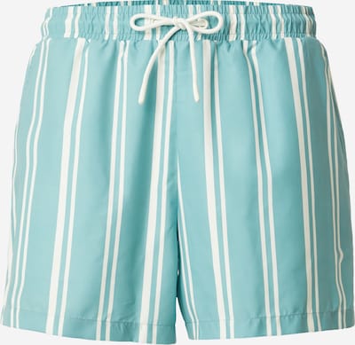 ABOUT YOU x Kevin Trapp Shorts de bain 'Ilias' en turquoise, Vue avec produit