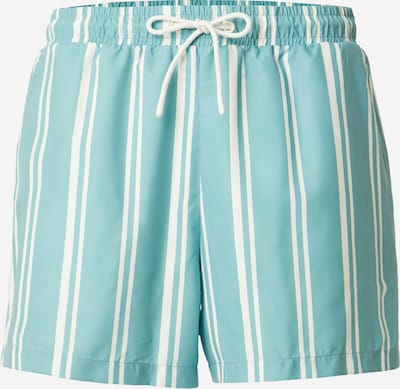 ABOUT YOU x Kevin Trapp Zwemshorts 'Ilias' in de kleur Turquoise, Productweergave