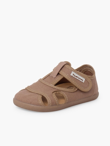 Calzatura aperta di Pisamonas in beige: frontale