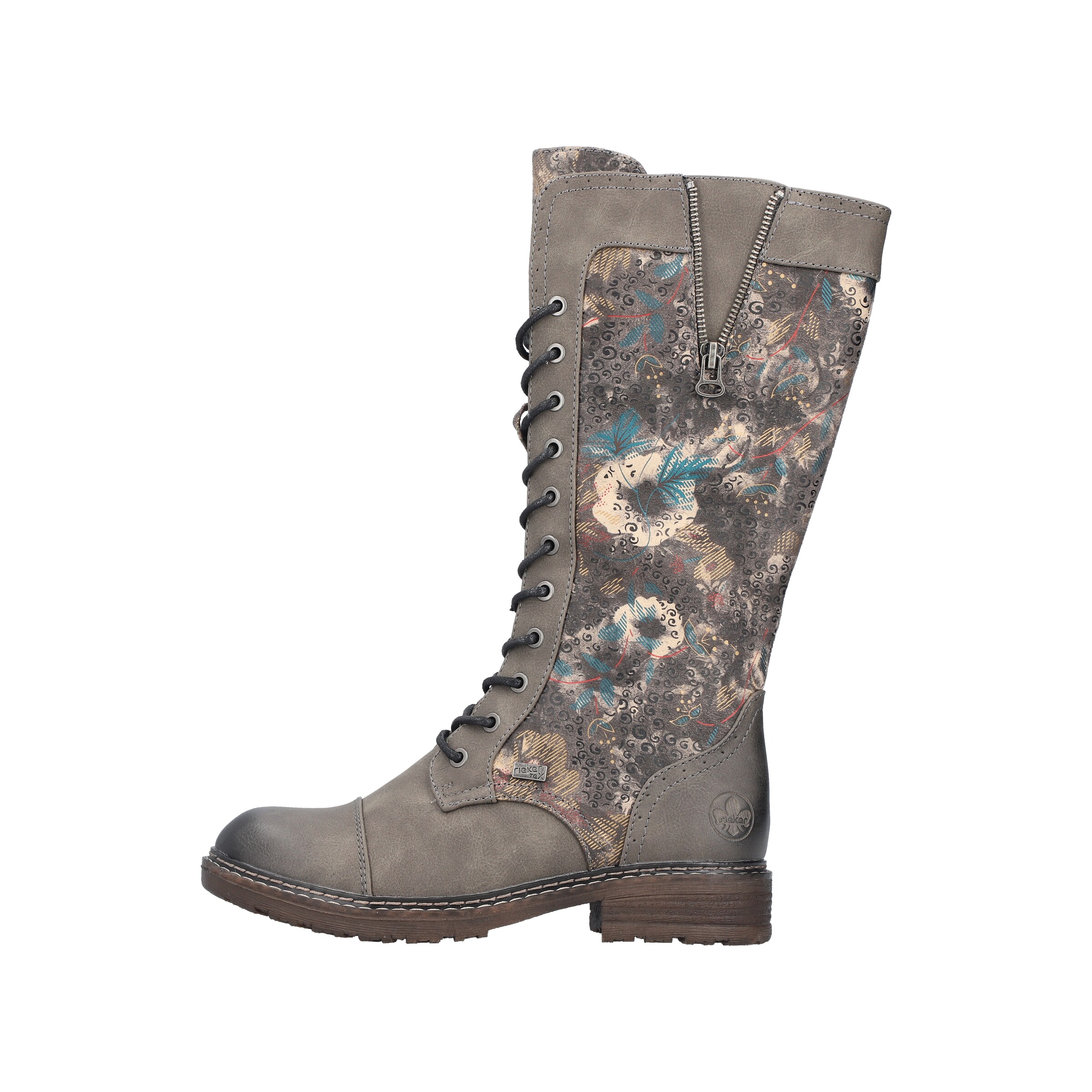 Bottes à lacets Rieker en mélange de couleurs