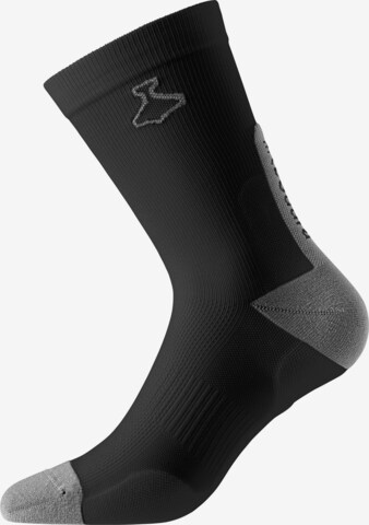 liiteGuard Athletic Socks 'Ultralight' in Black: front