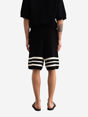 Wide leg Pantaloni di Giesto in nero
