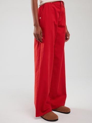 BIG STAR Wide leg Trousers 'Malu' in Red