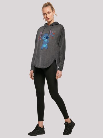 F4NT4STIC Sweatshirt 'Disney Lilo And Stitch Little Devils' in Grijs