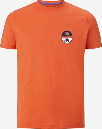 T-Shirt ' Garmann ' Jan Vanderstorm en orange : devant