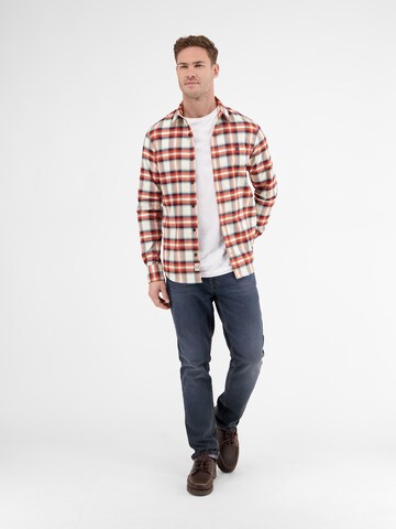 LERROS Regular fit Button Up Shirt in Orange
