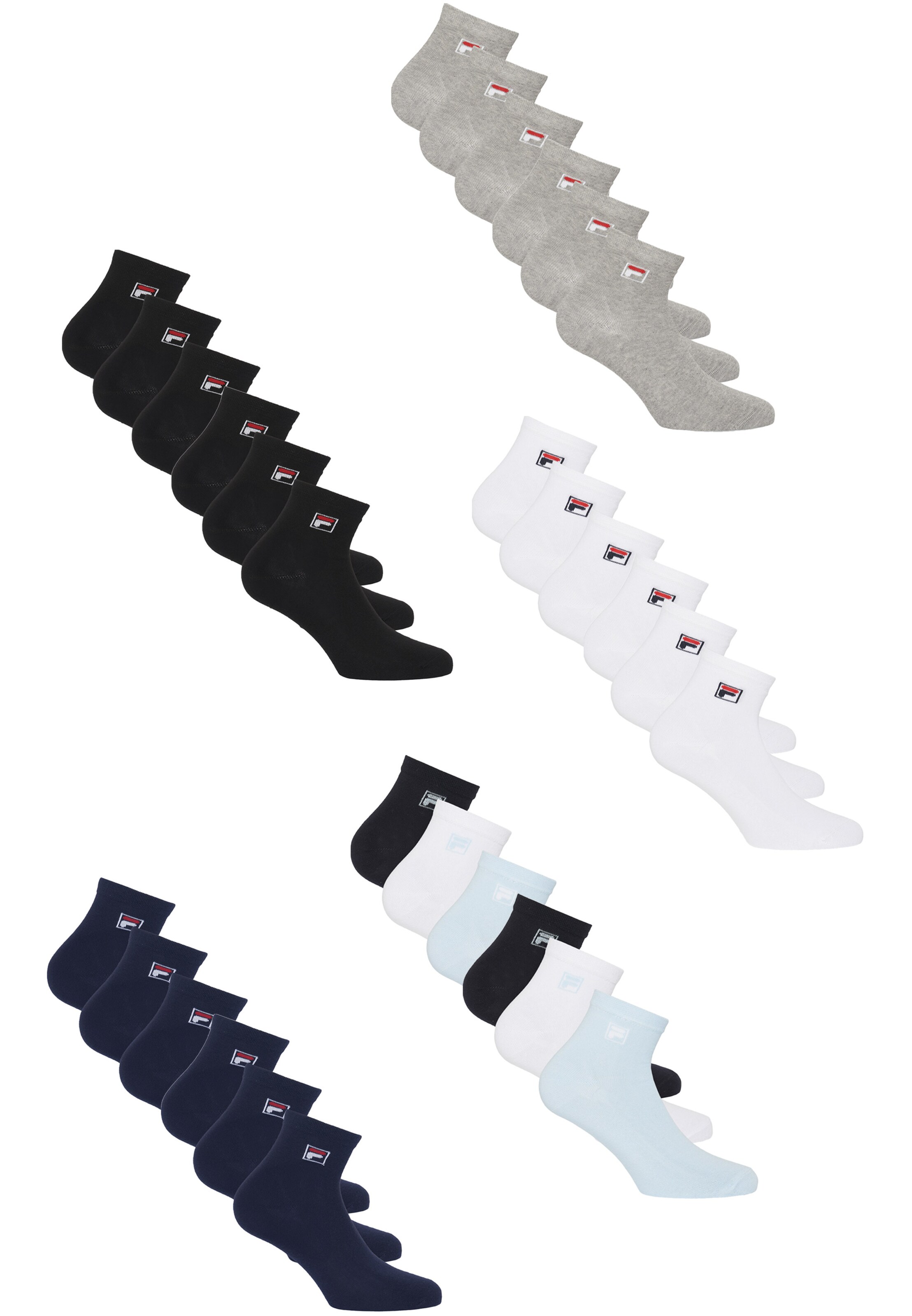 FILA Socks in Blue: front