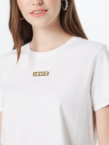 LEVI'S ® Shirt 'GR Cropped Jordie Tee' in Wit