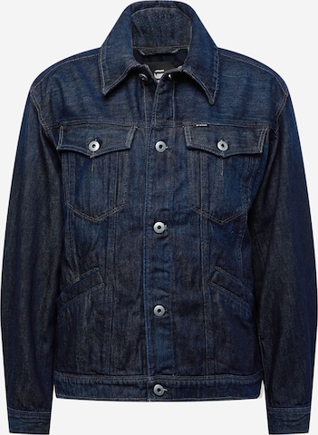 Veste mi-saison G-Star RAW en bleu : devant