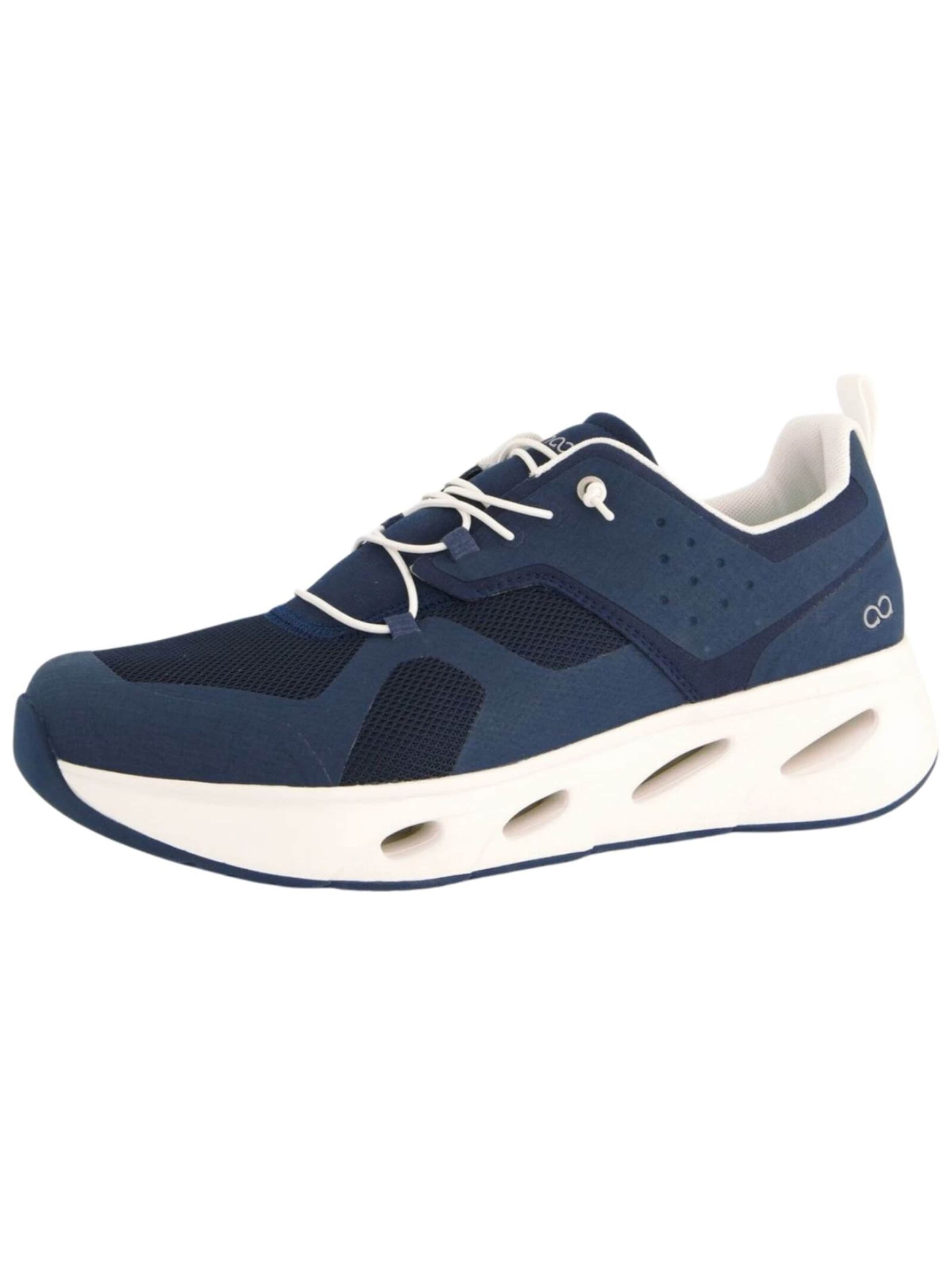 Sneaker bassa di Tenhaag in blu: frontale