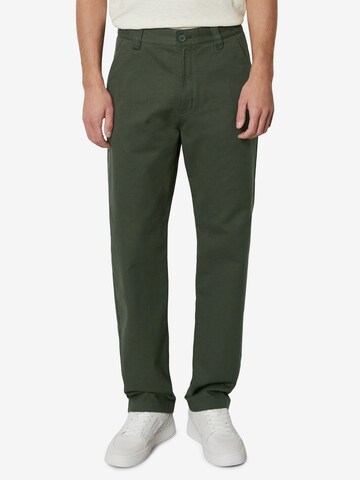 Regular Pantalon chino Marc O'Polo DENIM en vert : devant