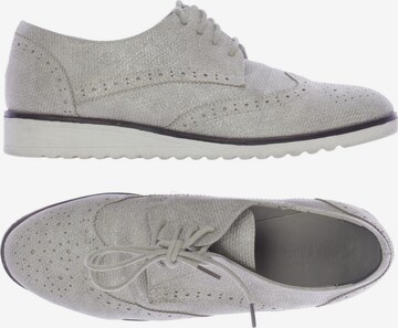 Anna Field Flats & Loafers in 39 in Grey: front