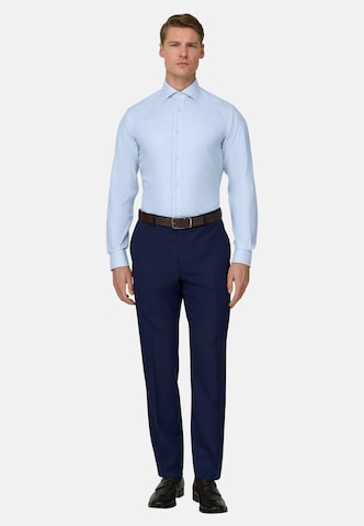Coupe slim Chemise Boggi Milano en bleu