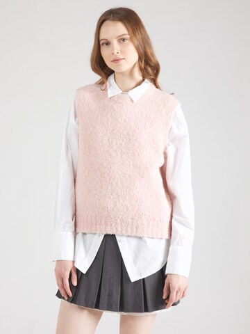 Cardigan TOPSHOP en rose : devant