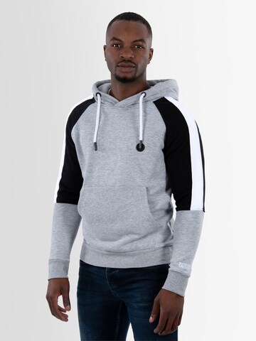 Sweat-shirt 'Felippe' Alessandro Salvarini en gris : devant