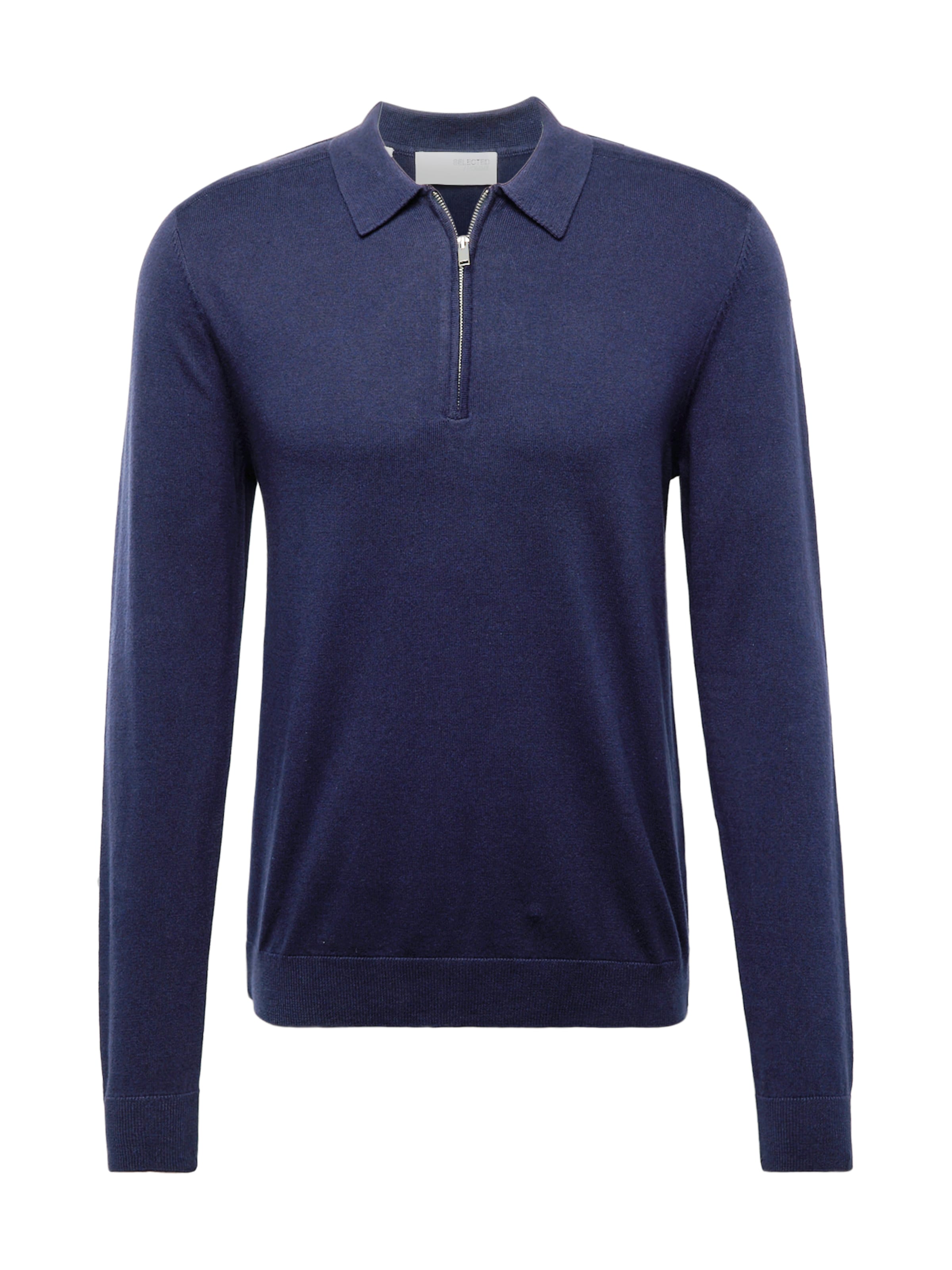 SELECTED Pullover 'SLHBerg' in Blau: Vorderseite