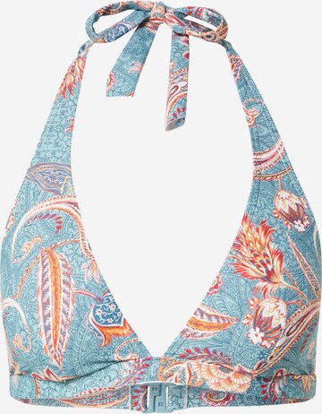 ESPRIT Triangle Bikini Top 'Sarasa' in Blue: front