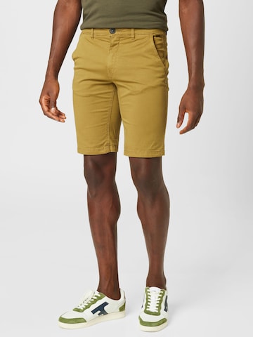 BLEND Normalny krój Spodnie w kolorze zielony: przód
