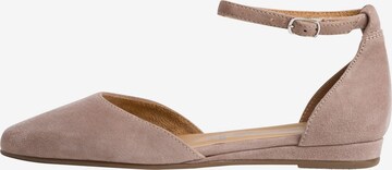 TAMARIS Ballerina met riempjes in Beige