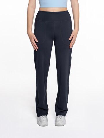mymotus Wide leg Workout Pants 'YW101 Jazzpant' in Blue: front
