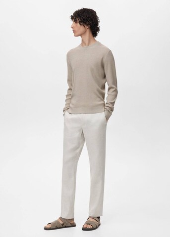 MANGO MAN Pullover 'Antigua' in Beige