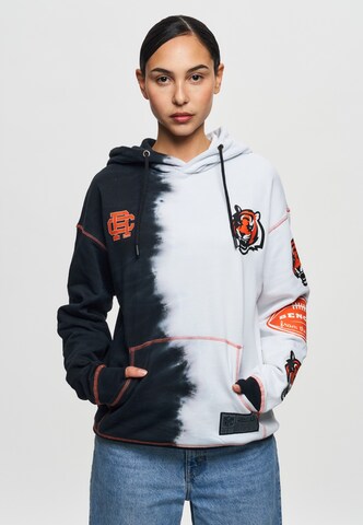 Recovered Kapuzensweatshirt 'NFL Bengals Ink Dye Effect On' in Schwarz