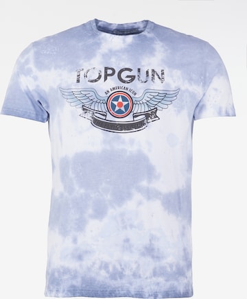 TOP GUN T-Shirt in Blau: front