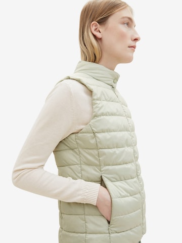 Gilet TOM TAILOR en vert