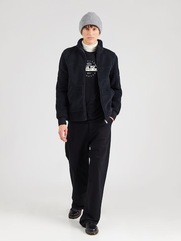 NAPAPIJRI Поларено яке 'TARALGA' в черно