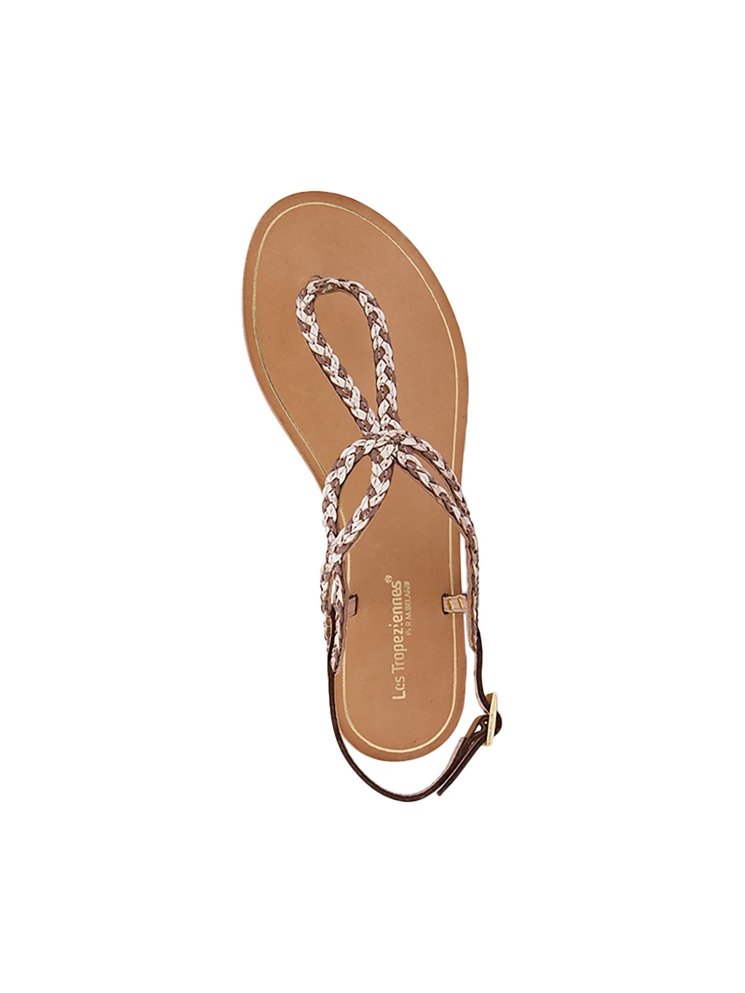 Les Tropéziennes Sandal 'Ledersandalen Les Homela' in Brown