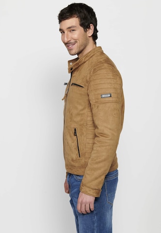 Veste mi-saison KOROSHI en marron