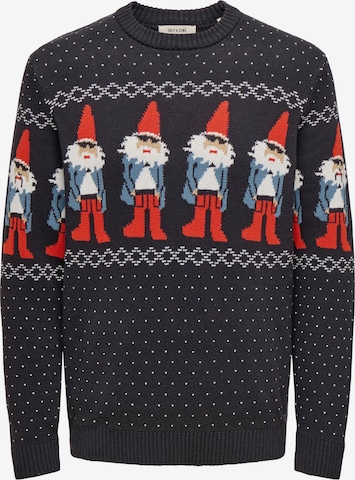 Pull-over 'ONSX-Max' Only & Sons en bleu : devant