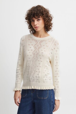 Atelier Rêve Strickpullover Irfanto Ls 20117987 in Beige: predná strana