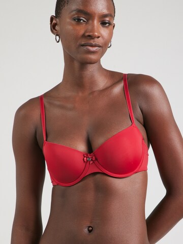 T-shirt Reggiseno 'P&M' di Hunkemöller in rosso: frontale