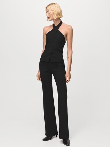 MANGO Дънки Bootcut Клин 'DELFI' в черно