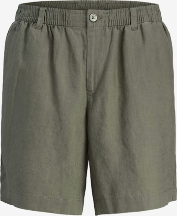 JACK & JONES Wide Leg Chinohousut 'Bill' värissä harmaa: etupuoli
