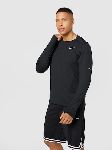 NIKE Sportshirt 'ELEMENT' in Schwarz: predná strana