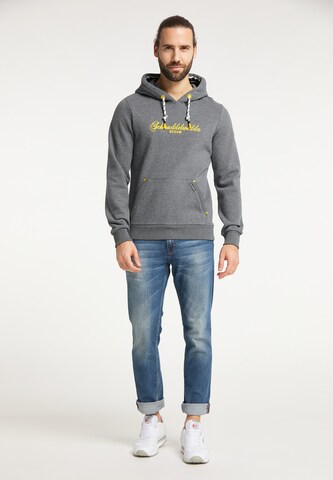 Schmuddelwedda Sweatshirt 'Büsum' in Grijs