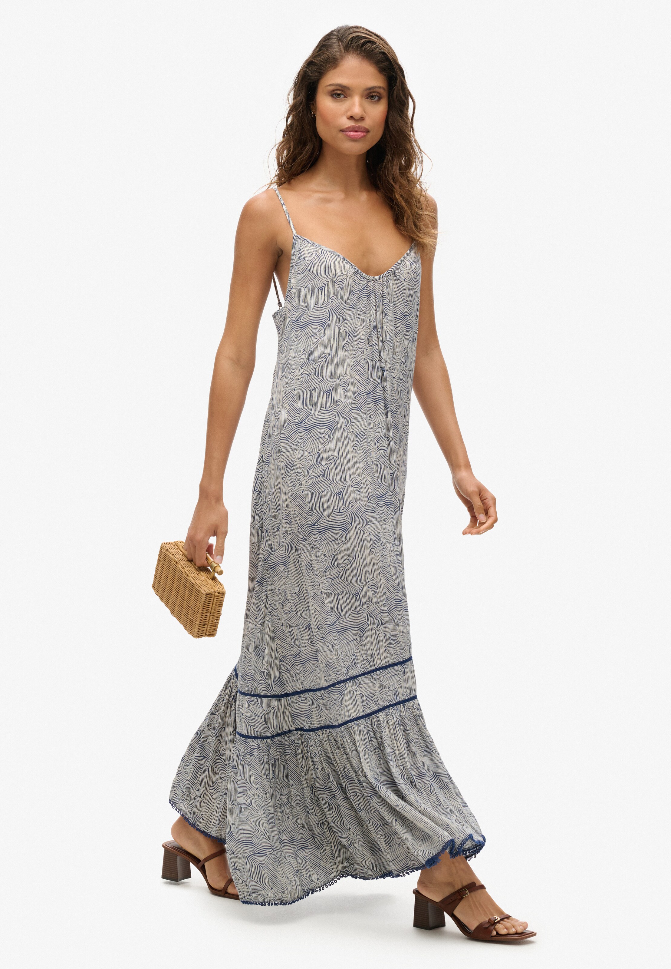 Superdry Beach Dress in Blue