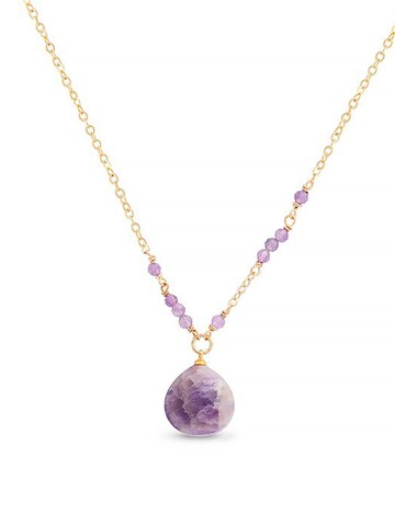 Luxenter Necklace 'Zoqoyi' in Purple: front