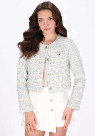 faina Blazer in Blue: front