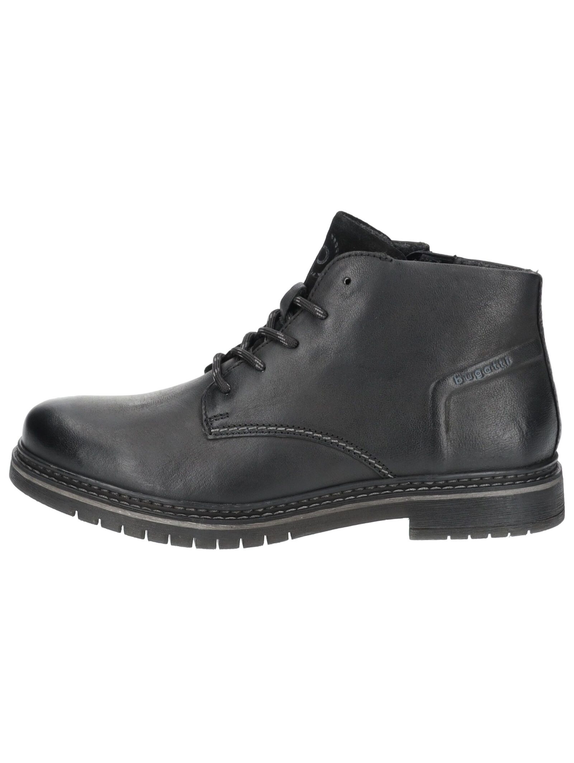 bugatti Lace-Up Boots in Black