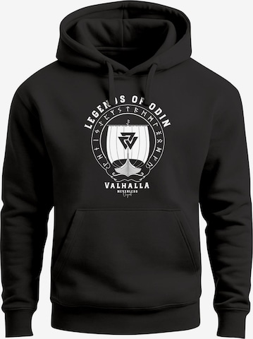 Neverless Sweatshirt 'Legends of Odin' in Black: front